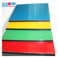 Alumetal green internal wall ldpe core aluminium composite panel